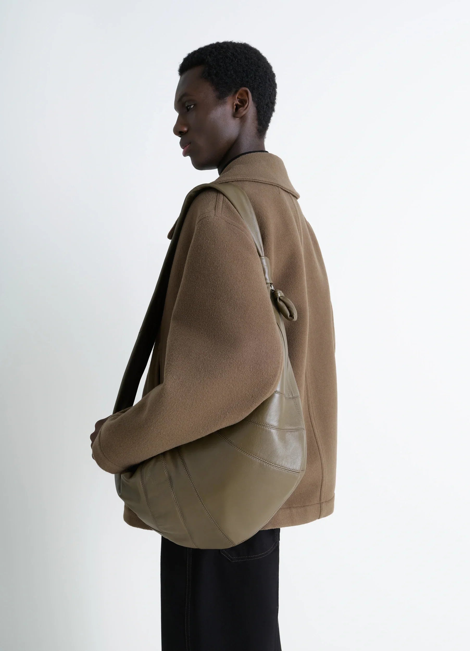 라지 크루아상 백